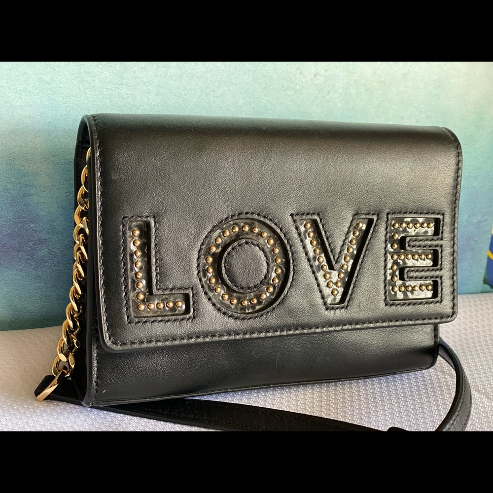 LOVE Studded Michael Kors Black Crossbody Bag